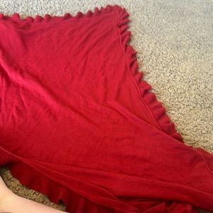 Deep Red Shawl